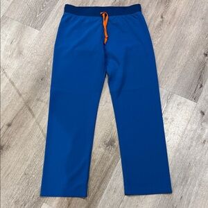Womens Livingston Scrub Pants with Orange Drawstring